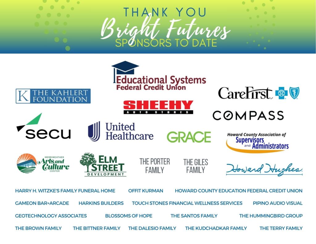 Bright Futures 2025 Sponsors